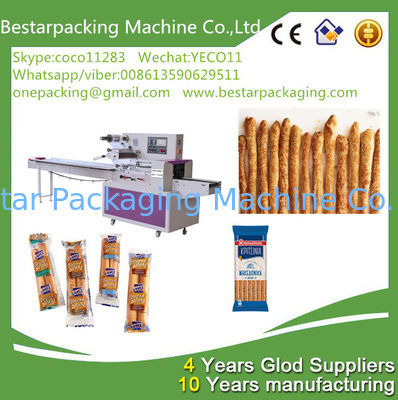 Máquina de envoltura Bestar para palitos de pan, galletas palitos de pan, palitos de pan, espumadores, palos de dedos